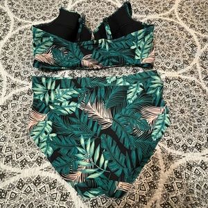 6 peice set with two bathing suits